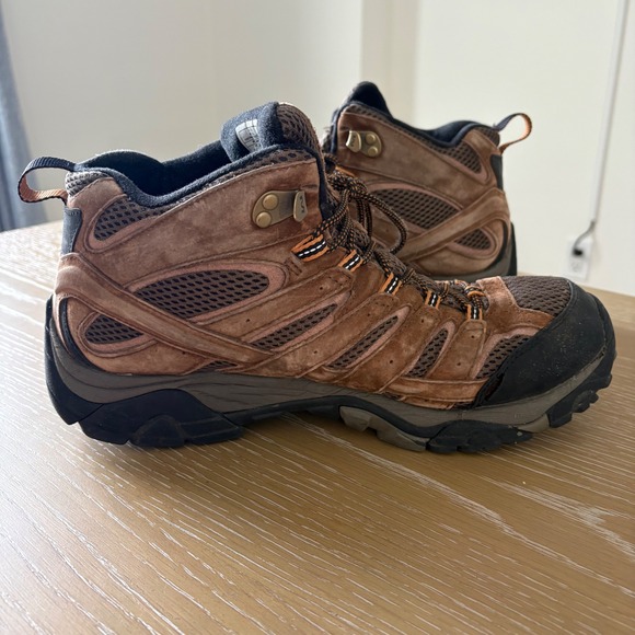 Merrell Moab‎ 2 Mid Waterproof Hiking Boots Earth Brown Mens 11 J06051W Vibram